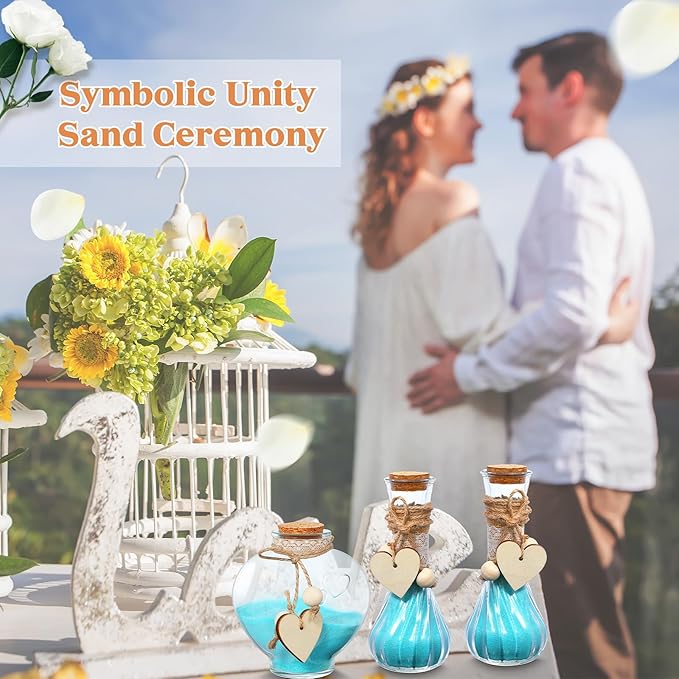 Layhit Unity Sand Ceremony Set Includes 3 Pcs Decorative Vase - Image 5