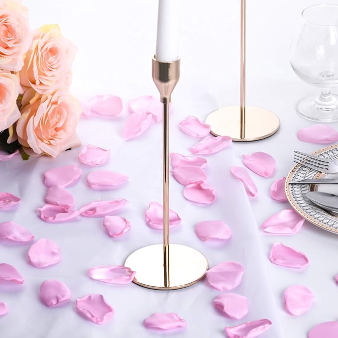 300pcs Silk Rose Petals Pink Artificial Flower Petals - Image 3