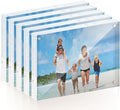 5x7 Acrylic Picture Frame 5 Pack, 20mm Thick Magnetic Double Sided Display 20% by ATZYmolin