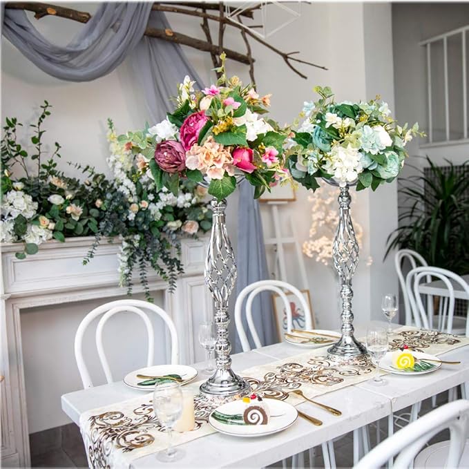 Twist Candleholder Stands & Metal Centerpieces - Image 3