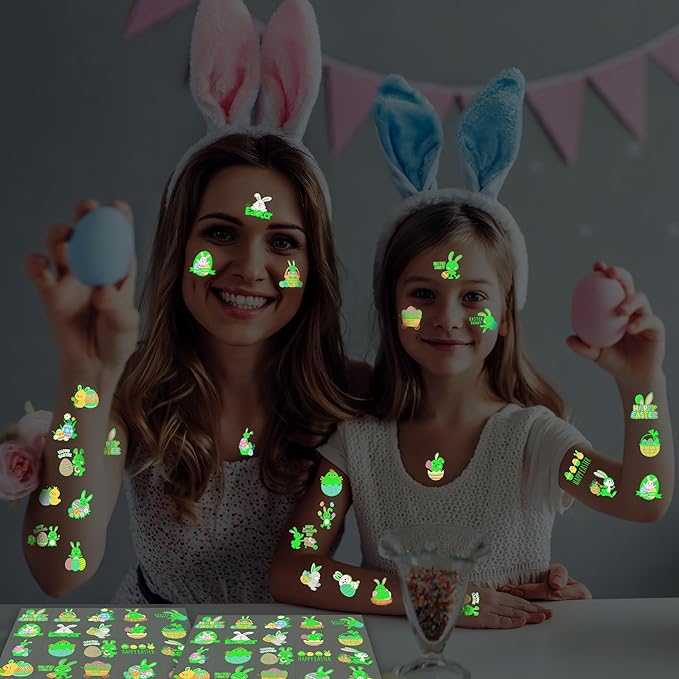 150 PCS Luminous Easter Tattoos - Image 6