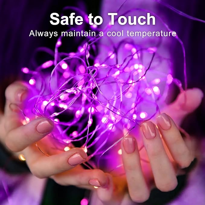 Aogist 50 Pack Fairy Lights 3 Modes 7ft 20 LED Waterproof, Battery Operated - Image 5