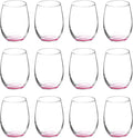 DISCOUNT PROMOS Stemless Wine Glasses by ARC 5.5 oz. Set of 12, Bulk Pack by DISCOUNTPROMOS
