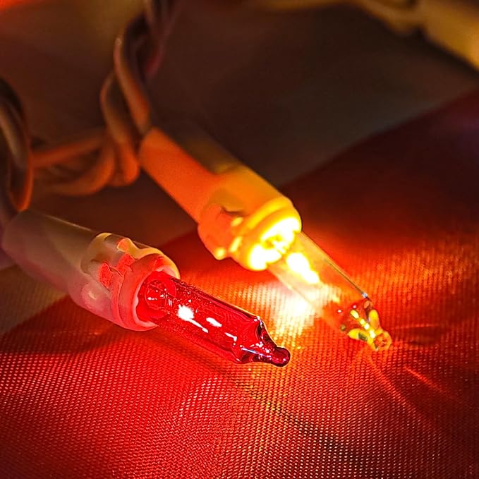 4th of July Decorations Lights Red White & Blue 100 Count 20 Feet Patriotic - Image 5