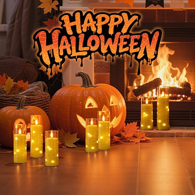 Raycare Flameless Candle with Remote Timer – 9 Flickering Acrylic Battery - Image 2