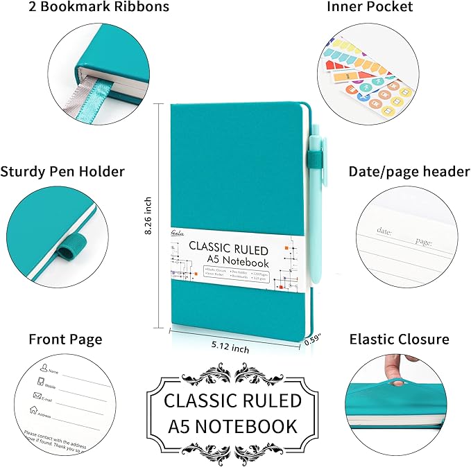 feela 5 Pack Journal Notebook Bulk - Image 2