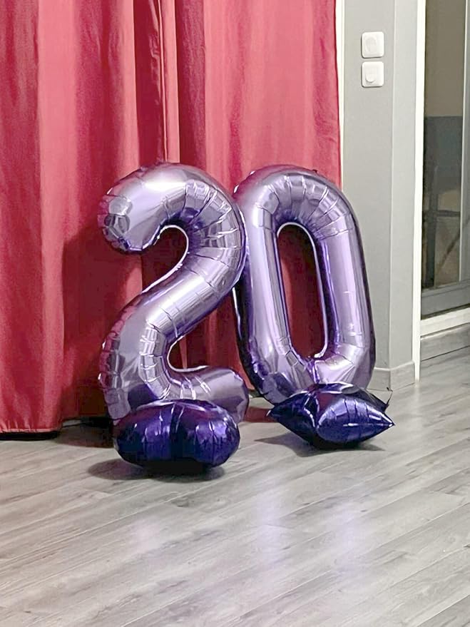 Lavender 40 Inch 0 Number Balloons, 0 Decorations - Image 6