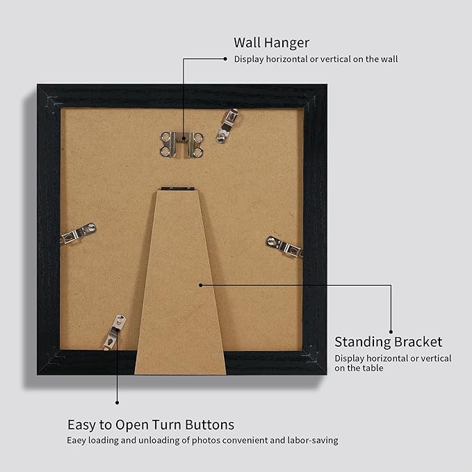 8x8 Picture Frames Set of 4 - Image 5