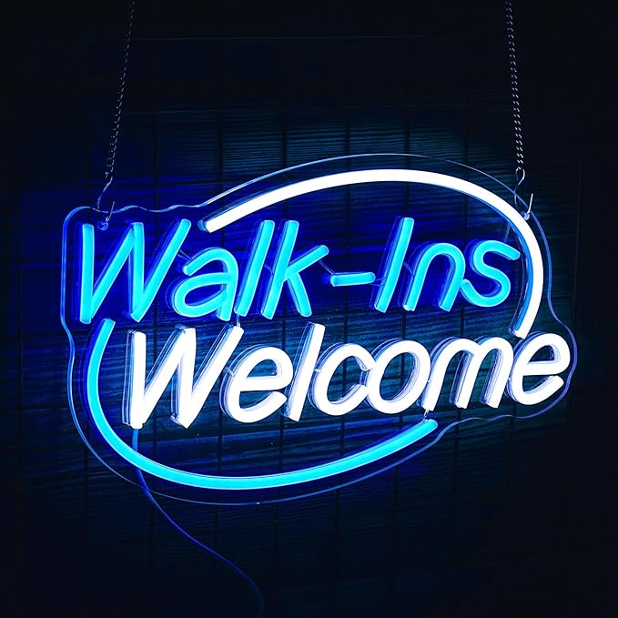 Walk-Ins Welcome Neon Sign, Neon Sign - Image 5