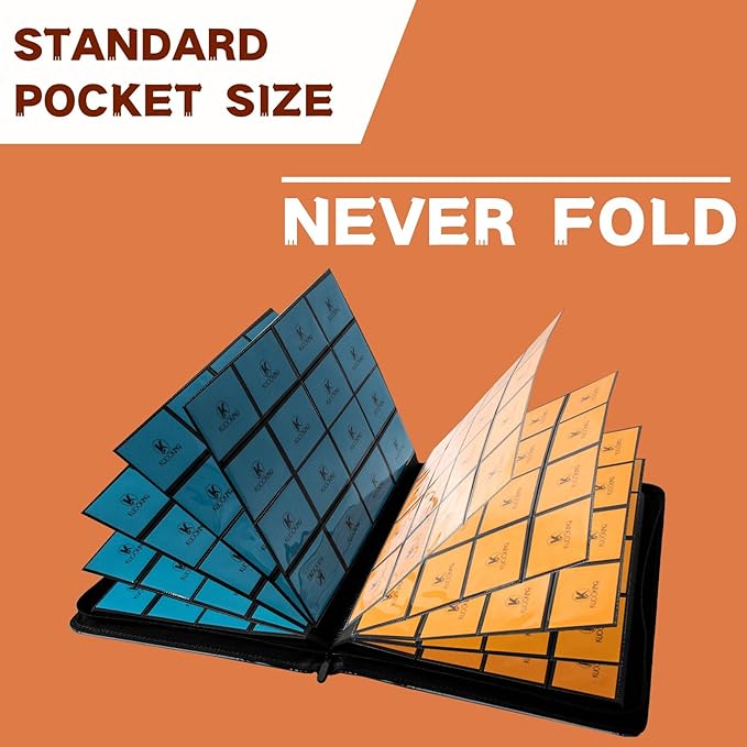 1000+ Pockets Trading Card Binder, 16-Pocket Card Ablum Compatible - Image 2