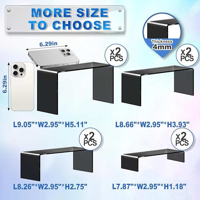 Aheroi Acrylic Risers, Display Holders - Image 2
