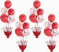 4 Set Red Balloon Stand Centerpieces by Gogoparti
