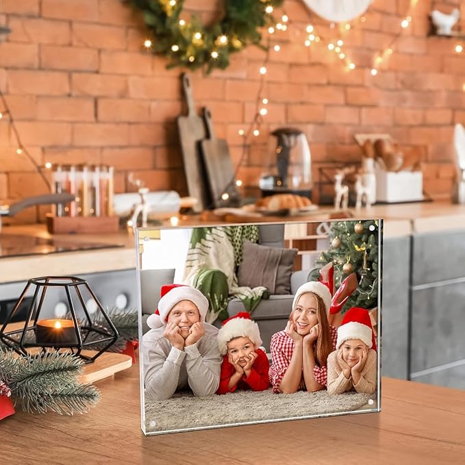 TWING 15 Pack 8x10 Acrylic Picture Frame Bulk, 10+10MM 8 By 10 Acrylic Photo - Image 4