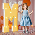 3FT Marquee Light Up Letters M, Warm White Light Up Letter, Large Marquee by HITINO