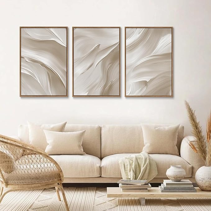 myusuar 3 Piece Large Abstract Framed Wall Art - Image 4