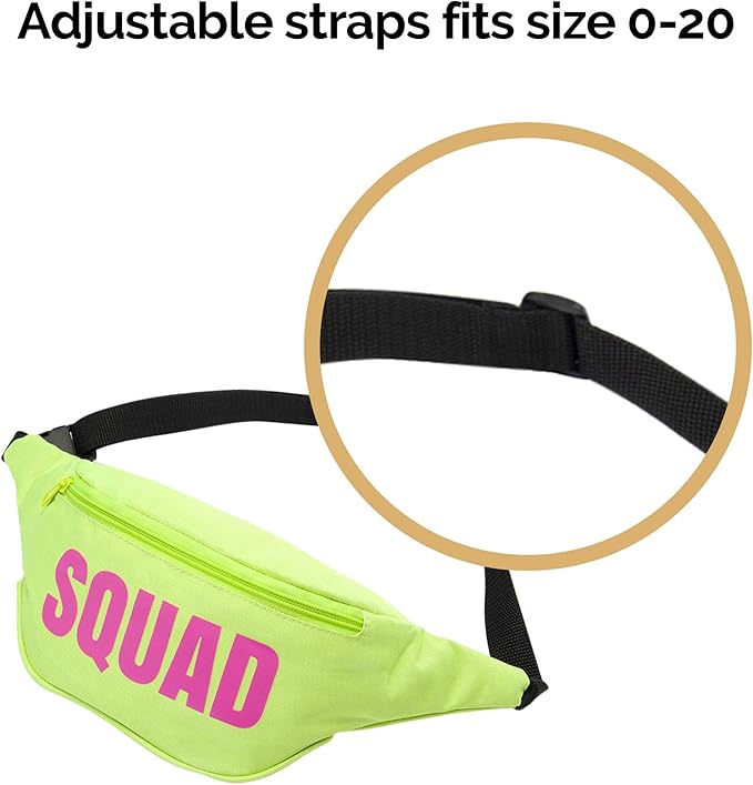 Bachelorette 80s Fanny Pack Set | 18 Pack | 1 Bride Fanny Pack and 17 Squad - Image 5