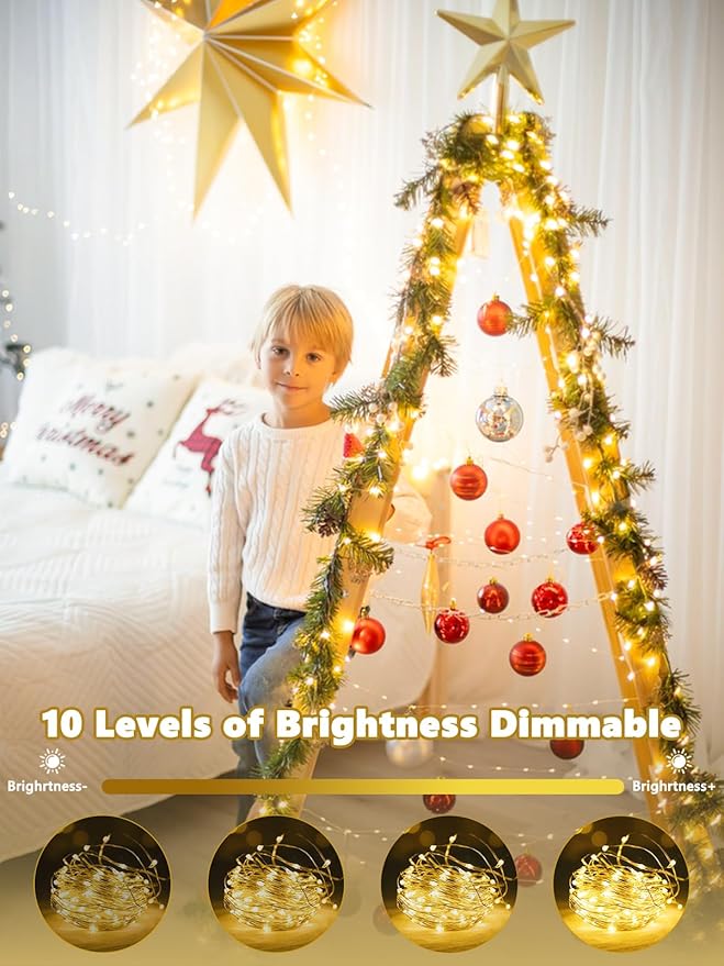 2 Pack Fairy Lights Battery Operated - Image 3