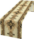 Aztec Table Runner Southwestern Ethnic Style Geometric Navajo Tribe Abstract by ICMOLYYENLO
