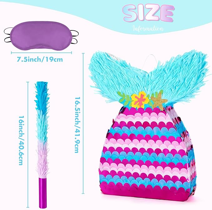 WERNNSAI Mermaid Piñata - Image 3