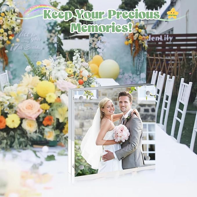 24 Pcs 4x4 Acrylic Picture Frames - Image 6