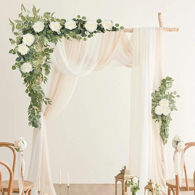MACTING 2 Pack 13.2FT Flower Garland - Image 5