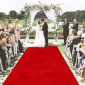 MODFUNS Red Carpet Runner for Parties 4x30ft Velvet Aisle Runner Wedding by MODFUNS