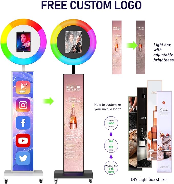 MWE Portable Photo Booth Machine Stand Compatible - Image 4