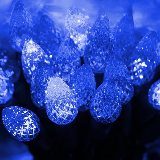 Dazzle Bright 100 LED C6 33 FT Waterproof Connectable Green Wire Fairy Lights - Image 7