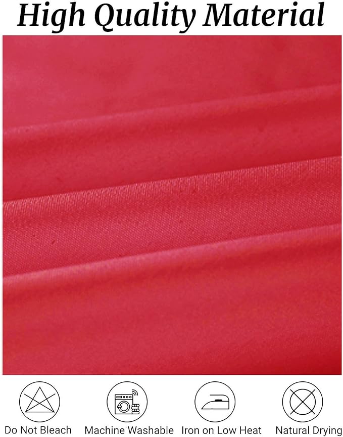 Fokitut 6 Pack Rectangle Tablecloth, 90x156 Inch, Stain Resistant and Wrinkle - Image 2