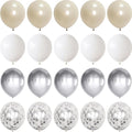 Winter Wonderland Balloons, Pearl White Snowflakes by Govpy