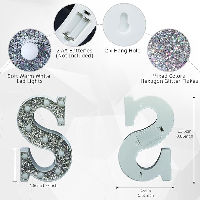 Light Up Letter S - Image 3