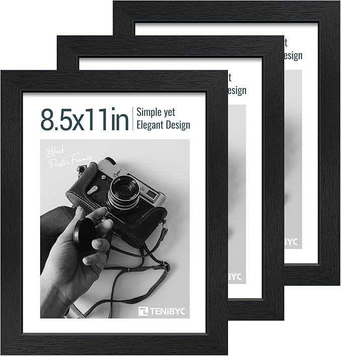 8.5x11 Picture Frame Set of 3 by TENiBYC