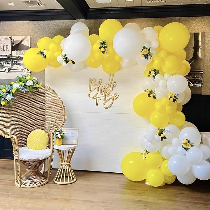 90pack Yellow Balloons Different Size 18/12/10/5 Inch Yellow Balloon Garland - Image 6