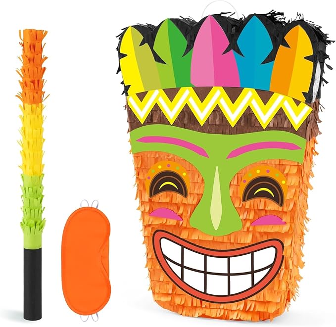 WERNNSAI Tiki Piñata -Tropical Hawaii Piñata by WERNNSAI