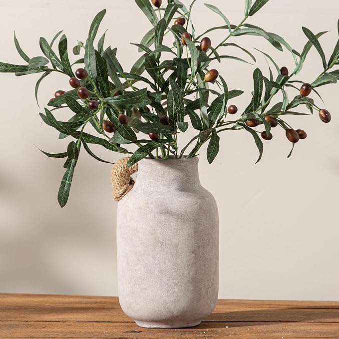 Ceramic Flower Vase Home Decor by VanseliaHome