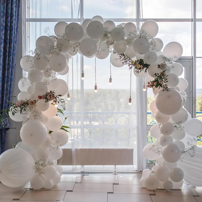 125 pcs White Balloons 5 Inch, Small Balloon Garland Arch Kit - Image 5