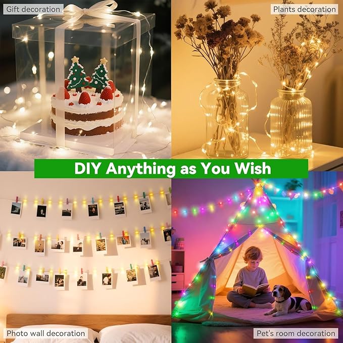 400 LED Christmas Fairy Lights Color Changing, 131 FT 35 Colors String Lights - Image 5