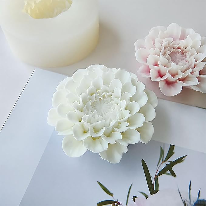 Silicone Dahlia Flower Mold - Image 7