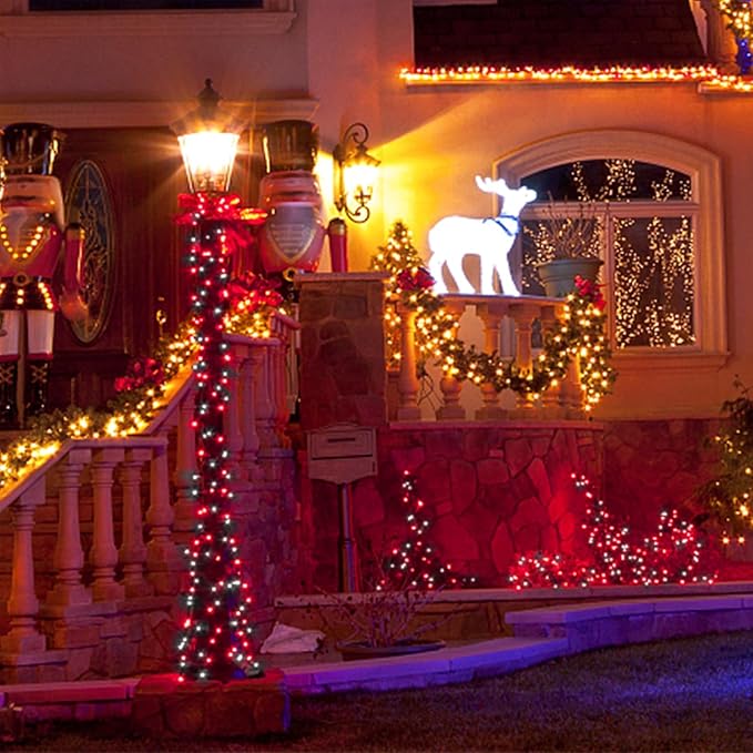 LJLNION 300 LED Christmas Lights, Extra Long 98.5FT Xmas String Lights Outdoor - Image 7