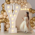 JoyMuse 4FT Marquee Light Up Letters, Large Marquee Letters 4 Feet Tall by Unknown