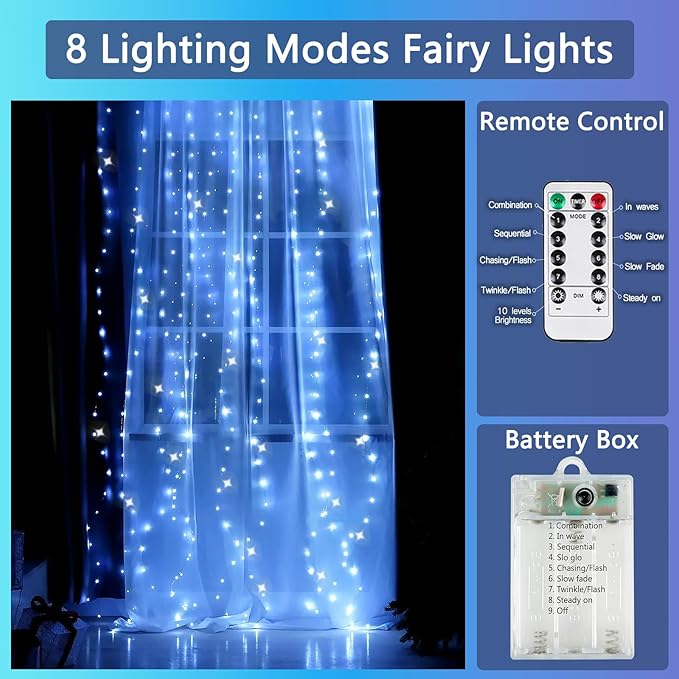 3 Pack Fairy Lights Battery Operated - Image 3