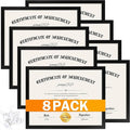 YixangDD 8 PACK Certificate Frames 8.5 x 11, Picture Frames by YixangDD