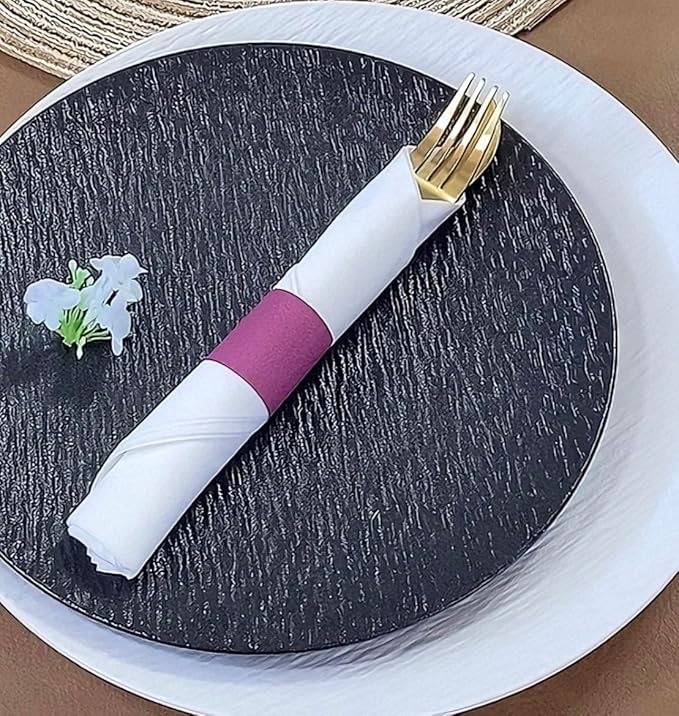 Germiwipe Paper Napkin Bands Box of 500, Napkin Rings Self Adhesive - Image 3