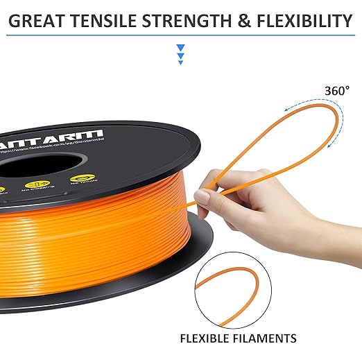GIANTARM 3D Printer Filament, 1Kg Spool, 1.75mm Dimension Accuracy +/- 0.03mm - Image 4