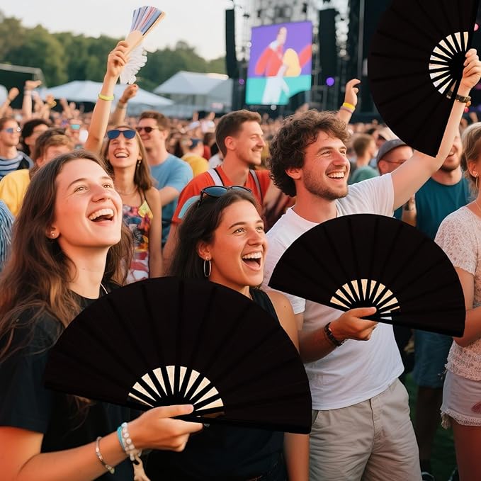 13inch Large Rave Fan Popping Clacking Fans - Image 3