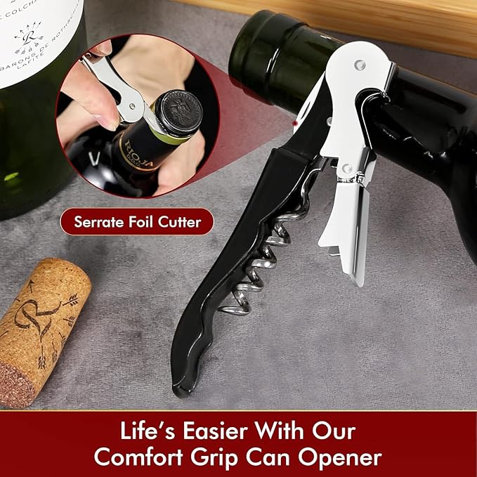 Professional Waiter Corkscrew Wine Openers Set, Upgraded - Image 5