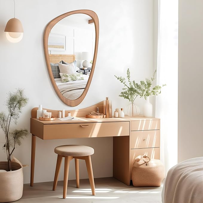 WallBeyond Asymmetrical Mirror, Irregular Wall Mirror, Wall Mirrors Decorative - Image 8