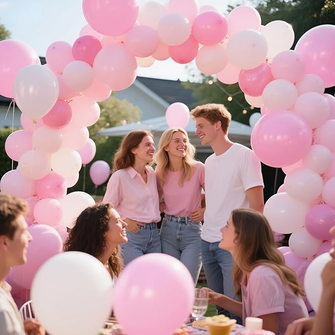 KAWKALSH Light Pink Balloon Arch Kit 111Pcs 18 12 5 Inch Latex Party Balloons - Image 4