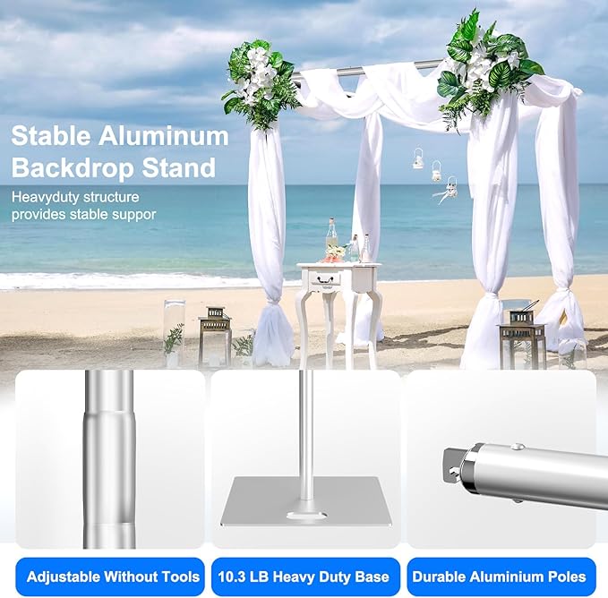 Pipe and Drape Backdrop Stand Kit Backdrop Stand - Image 5