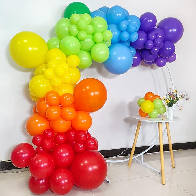 KAWKALSH Yellow Balloon Arch Kit 111Pcs 18 12 5 Inch Latex Party Balloons - Image 4